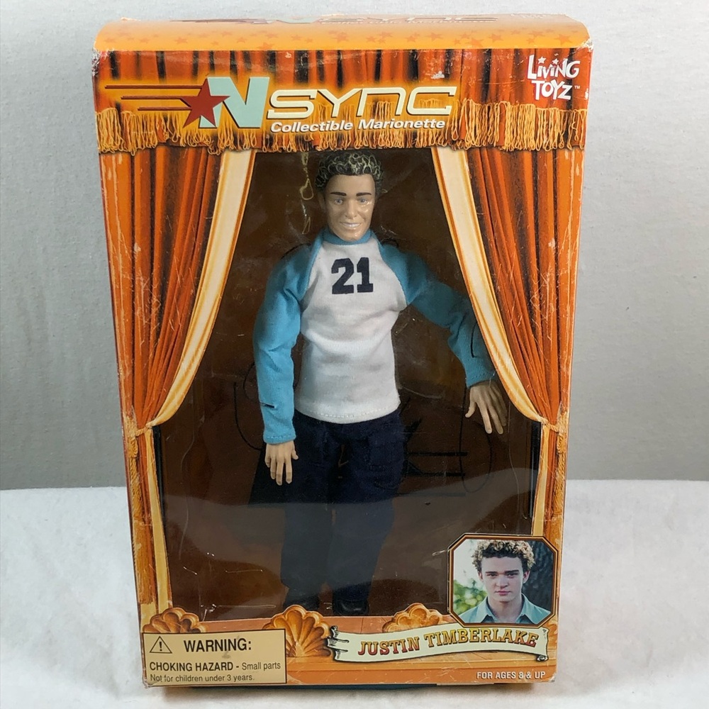 Vintage Living Toyz Justin Timberlake Nsync Collectible Marionette Doll